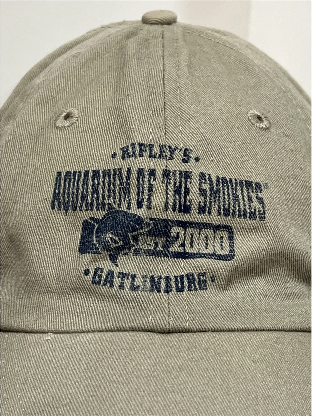 Gatlinburg Tennessee Aquarium Of The Smokies Ripley’s White Shark Baseball Cap